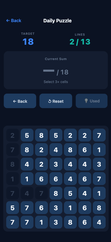 Building SumTrails: A Daily Number-Path Puzzle Game